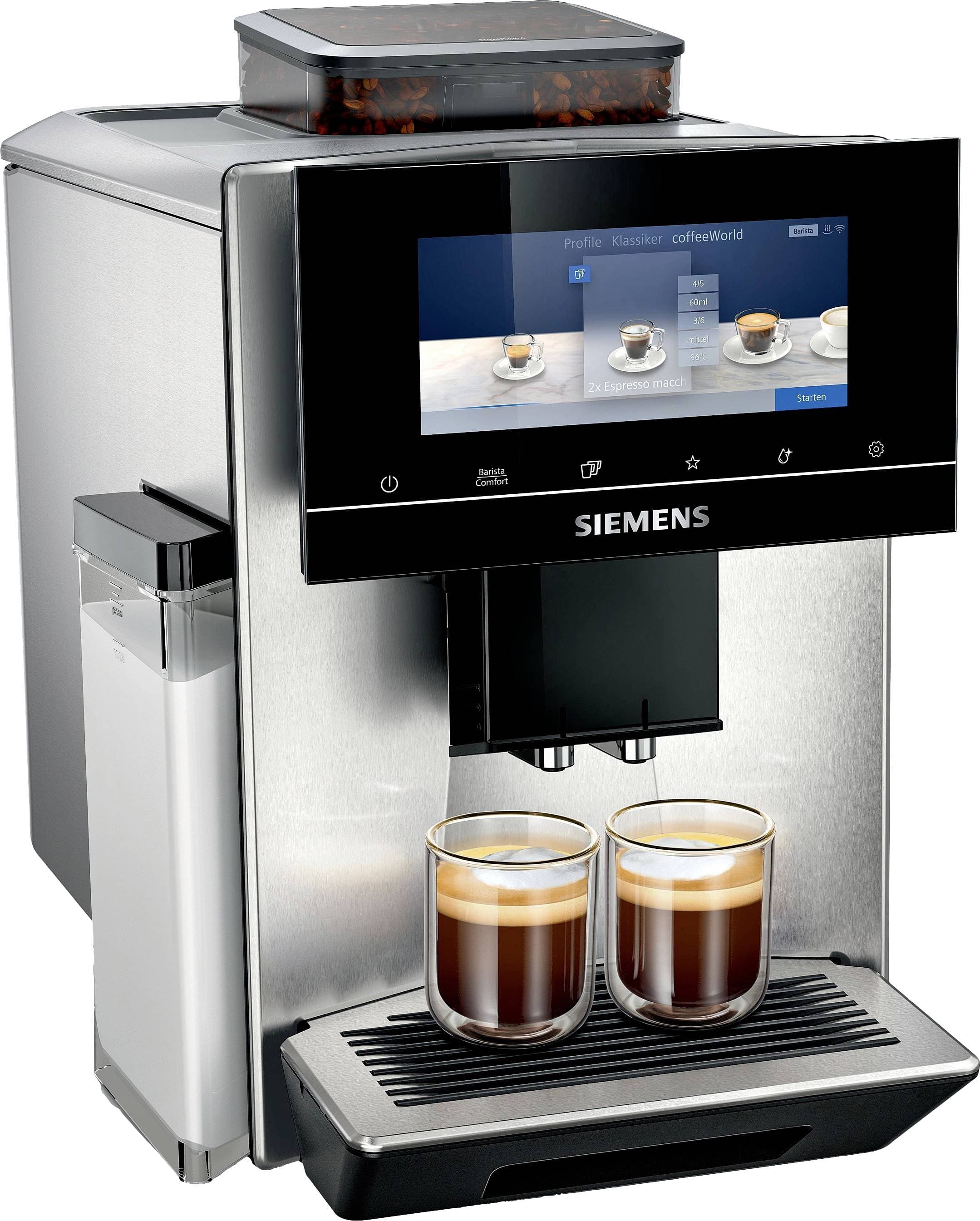 Siemens Hausgeräte EQ900 TQ903D03 Kaffeevollautomat Edelstahl - Bild 1