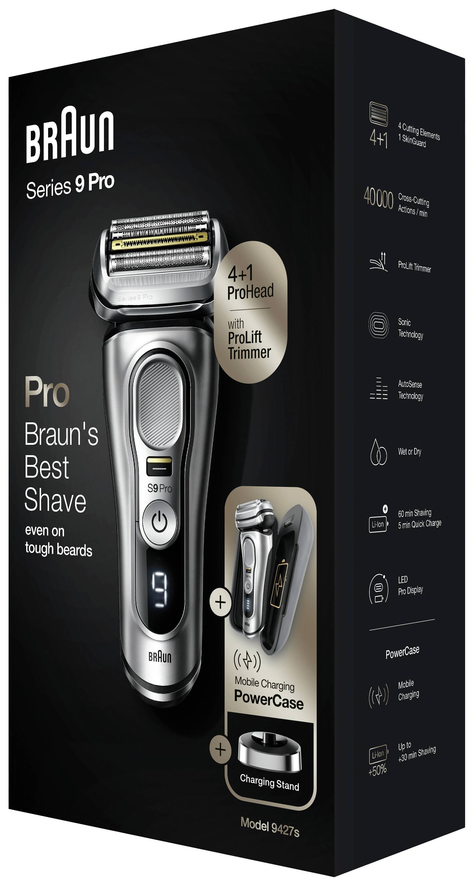 Braun Series 9 9427s 4210201372578 Folienrasierer Silber 4