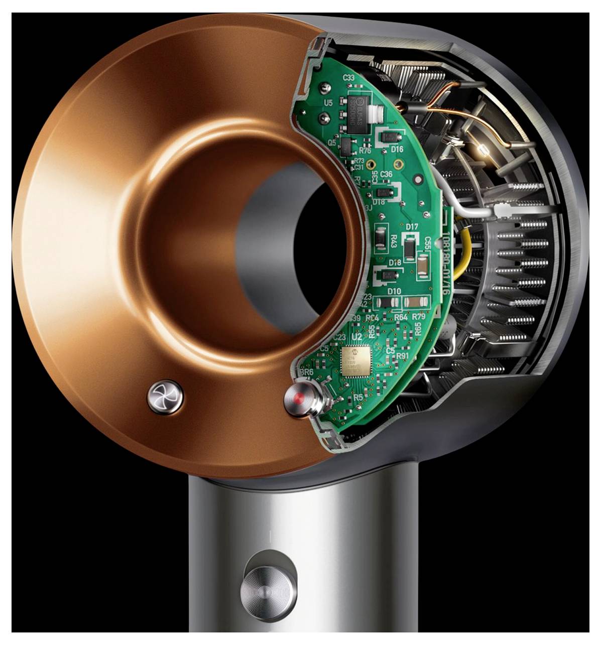 dyson Supersonic Origin Haartrockner Kupfer, Nickel 3