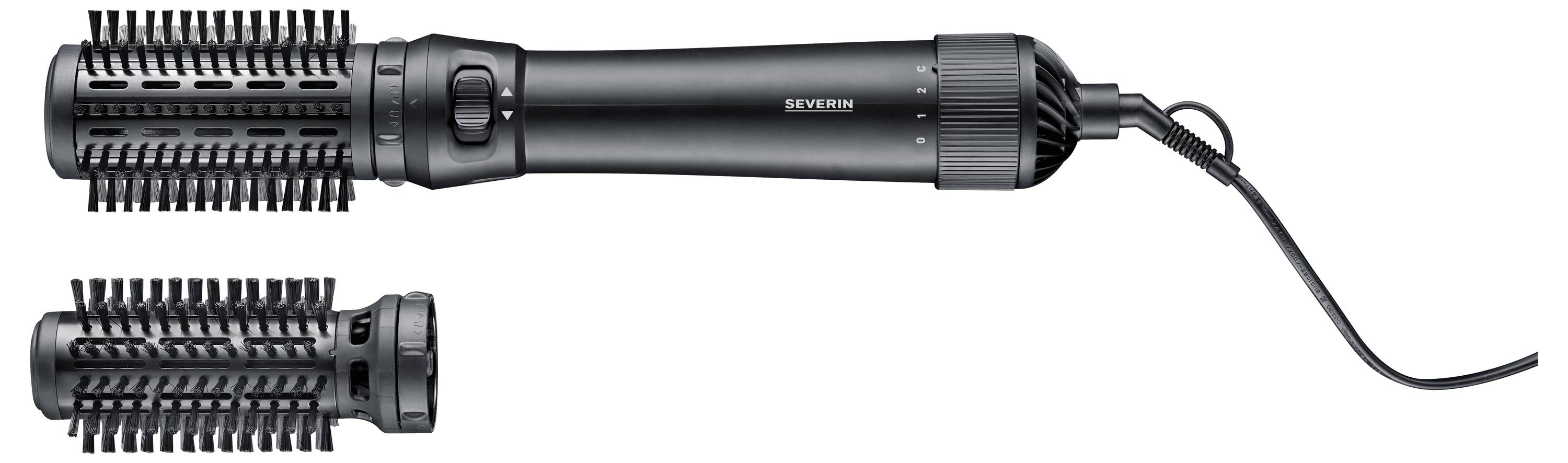 Severin WL0241 Warmluftbürste Schwarz, Anthrazit 2